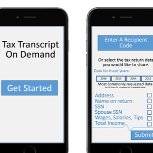 Tax Design Challenge Submission, Tax Transcripts On Demand, thumbnail